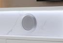 KIRA WHITE 87" ENTERTAINMENT UNIT WITH BLUETOOTH SPEAKER AND LED - Furniture Center (NY)
