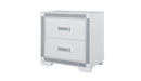 SOLEIL WHITE NIGHTSTAND - Furniture Center (NY)