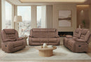 U2250 BROWN CONSOLE RECLINING LOVESEAT - Furniture Center (NY)