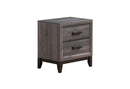 KATE FOIL GREY FULL BED, DRESSER, MIRROR AND NIGHTSTAND - Furniture Center (NY)