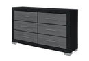 EMMA BLACK/GREY DRESSER - Furniture Center (NY)