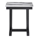 T1319 BLK/WHT END TABLE