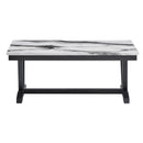 T1319 BLK/WHT COFFEE TABLE