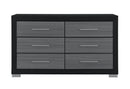 EMMA BLACK/GREY DRESSER - Furniture Center (NY)
