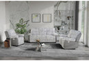 U6028 GREY RECLINING SOFA/CONSOLE RECLINING LOVESEAT/GLIDER RECLINER - Furniture Center (NY)