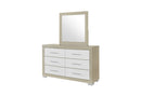 EMMA NATURAL/WHITE MIRROR - Furniture Center (NY)
