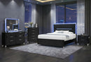 LANDO BLACK QUEEN BED GROUP - Furniture Center (NY)
