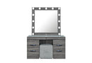 LEXI GREY VANITY WITH SPEAKER - Furniture Center (NY)