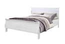 CHARLIE WHITE KING BED WITH LED, DRESSER, MIRROR AND NIGHTSTAND - Furniture Center (NY)