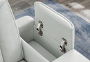 U8611 BLANCHE SILVER P2 PWR REC SOFA/PWR CONSOLE REC LOVESEAT