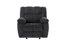 U6000 BLACK GLIDER RECLINER - Furniture Center (NY)