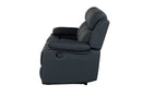 U6026 BLACK PU 72A RECLINING SOFA WITH LED - Furniture Center (NY)