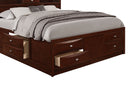 LINDA MERLOT KING BED GROUP - Furniture Center (NY)