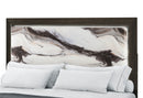 HARMONY BROWN KING BED WITH LED