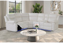 U6026 BLANCHE WHITE RIGHT ARM FACING SECTIONAL - Furniture Center (NY)