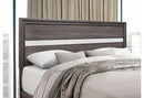 SEVILLE GREY KING BED DRESSER MIRROR NIGHTSTAND - Furniture Center (NY)