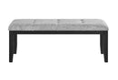 D1319 LT GREY BENCH - Furniture Center (NY)