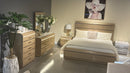 GENESIS GOLD QUEEN BED WITH LED - Furniture Center (NY)