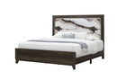 HARMONY BROWN TWIN BED WITH LED - Furniture Center (NY)