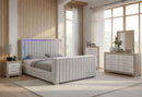 ELIAS/EMMA TV FB NATURAL QUEEN BED GROUP - Furniture Center (NY)