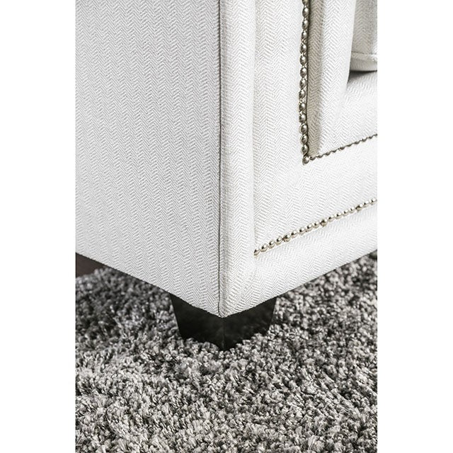 Ilse Off-White/Blue Sofa - Furniture Center (NY)