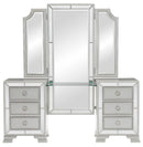 Homelegance Avondale Vanity Dresser with Mirror in Silver 1646-15 image