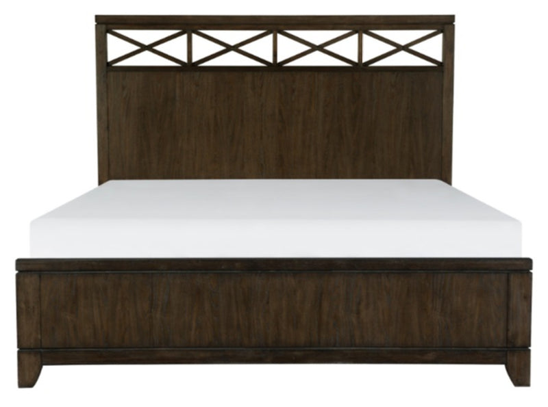 Homelegance Griggs Queen Panel Bed in Dark Brown 1669-1* image