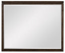 Homelegance Griggs Mirror in Dark Brown 1669-6 image