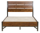 Homelegance Holverson King Platform Bed in Rustic Brown & Gunmetal 1715K-1EK* image