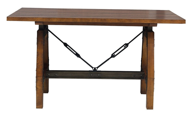 Homelegance Holverson Counter Height Table in Rustic Brown 1715-36 image