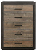 Homelegance Miter Chest in Rustin Mahogany & Dark Ebony 1762-9 image