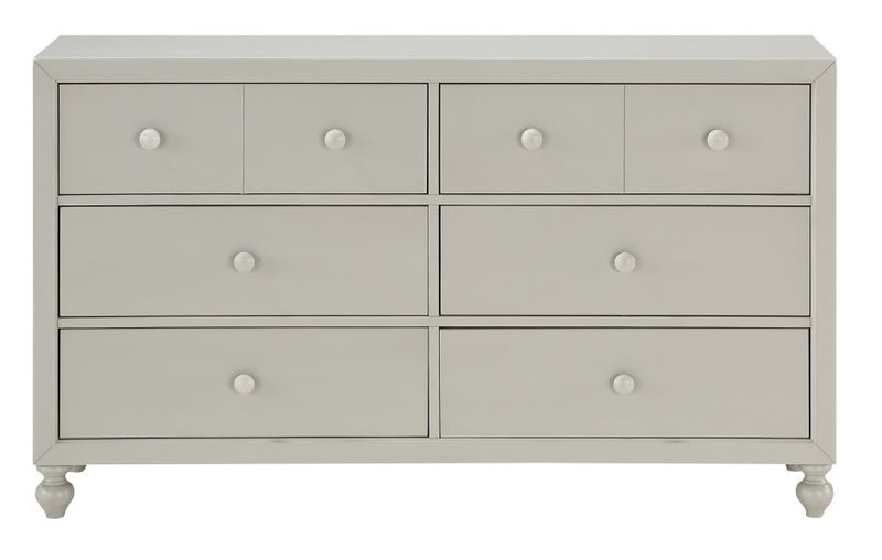 Homelegance Wellsummer 6 Drawer Dresser in Gray 1803GY-5 image