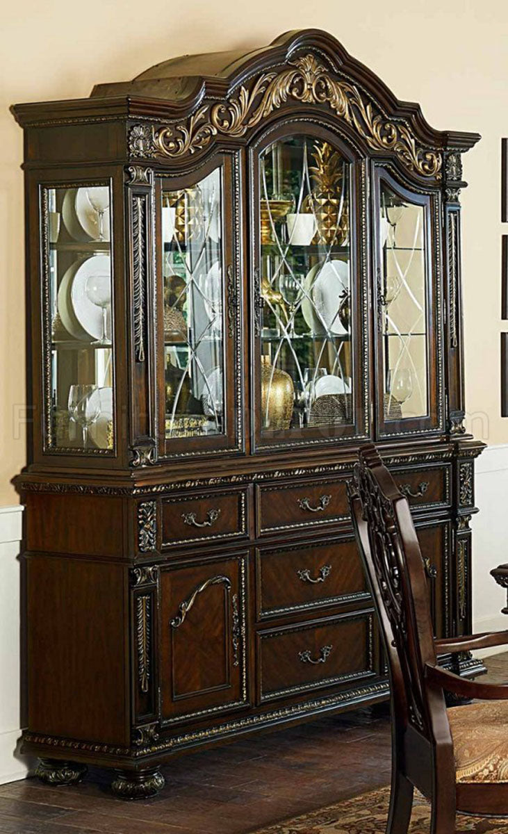 Homelegance Catalonia Buffet with Hutch in Cherry 1824-50-55 image