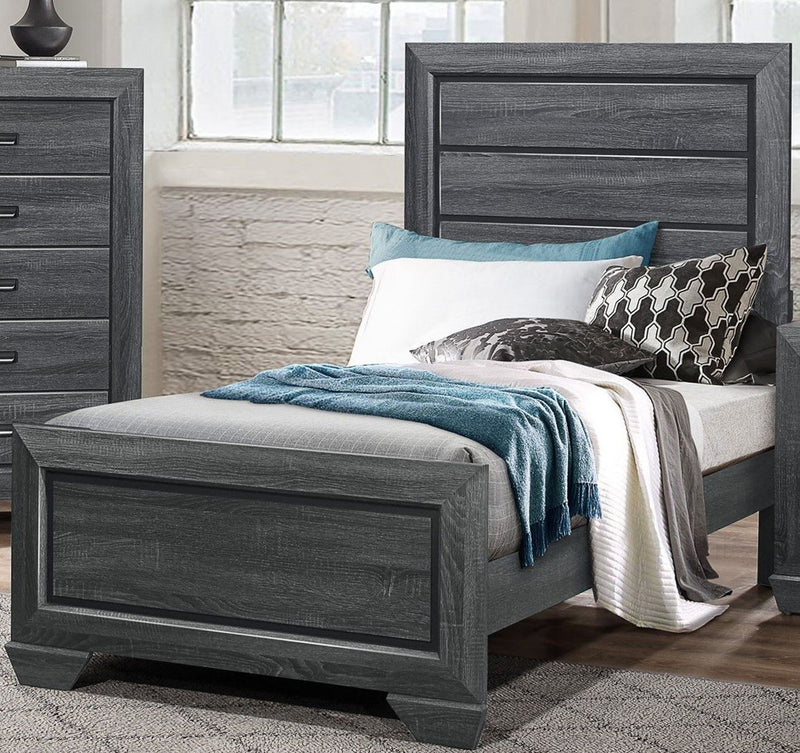Homelegance Beechnut Twin Bed in Gray image