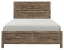 Homelegance Furniture Mandan Queen Panel Bed in Weathered Pine 1910-1* image