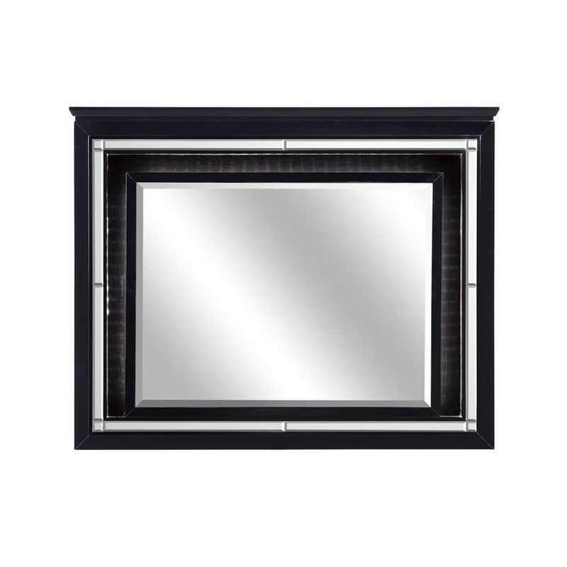 Homelegance Allura Mirror in Black 1916BK-6 image