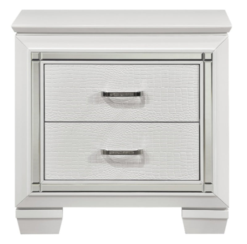 Homelegance Allura Nightstand in White 1916W-4 image