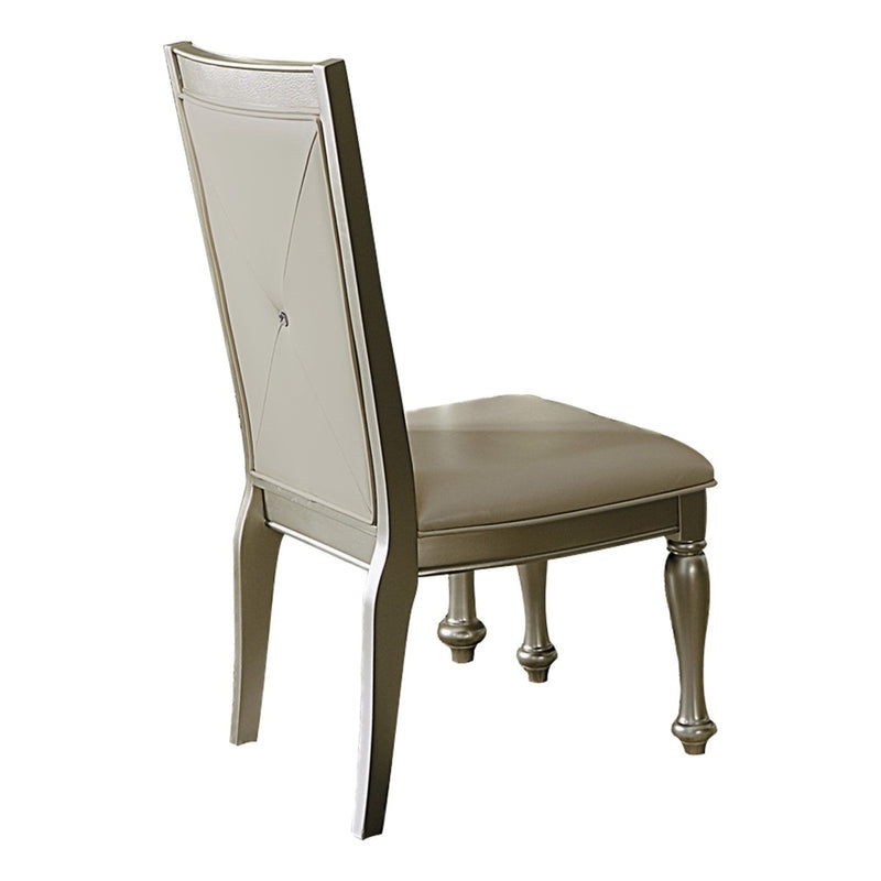 Homelegance Celandine Side Chair in Silver (Set of 2) image