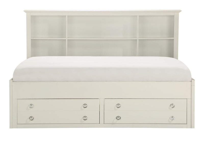 Homelegance Meghan Twin Lounge Storage Bed in White 2058WHPRT-1* image