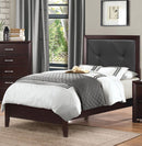 Homelegance Edina Full Panel Bed in Espresso-Hinted Cherry image