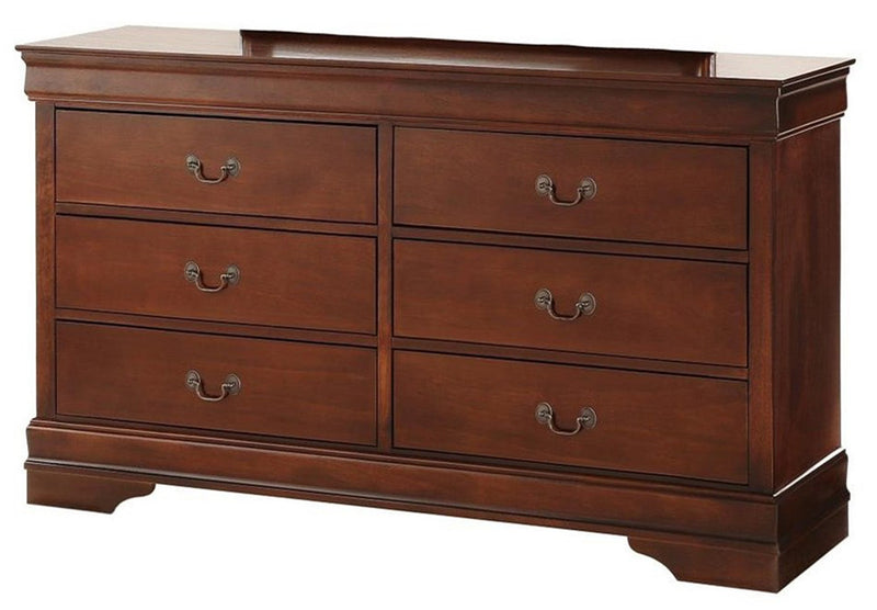 Homelegance Mayville 6 Drawer Dresser in Brown Cherry 2147-5 image