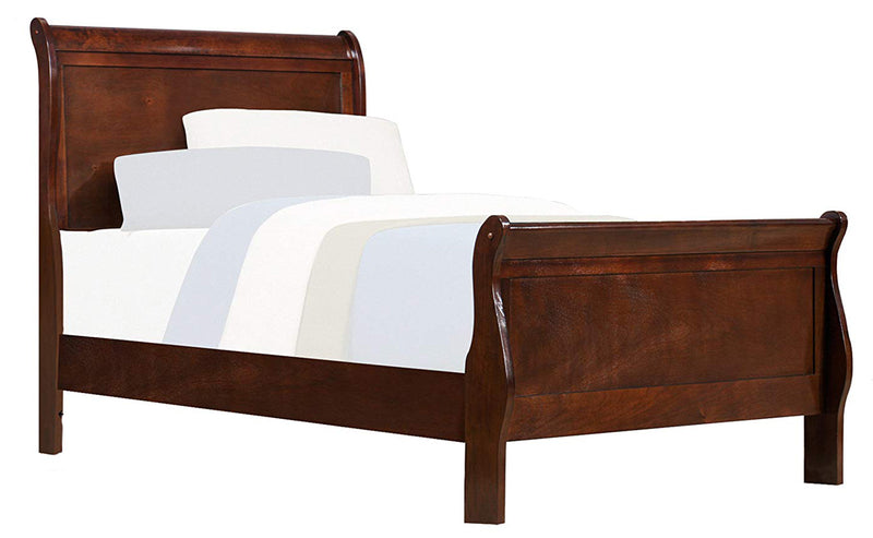 Homelegance Mayville Full Sleigh Bed in Brown Cherry image