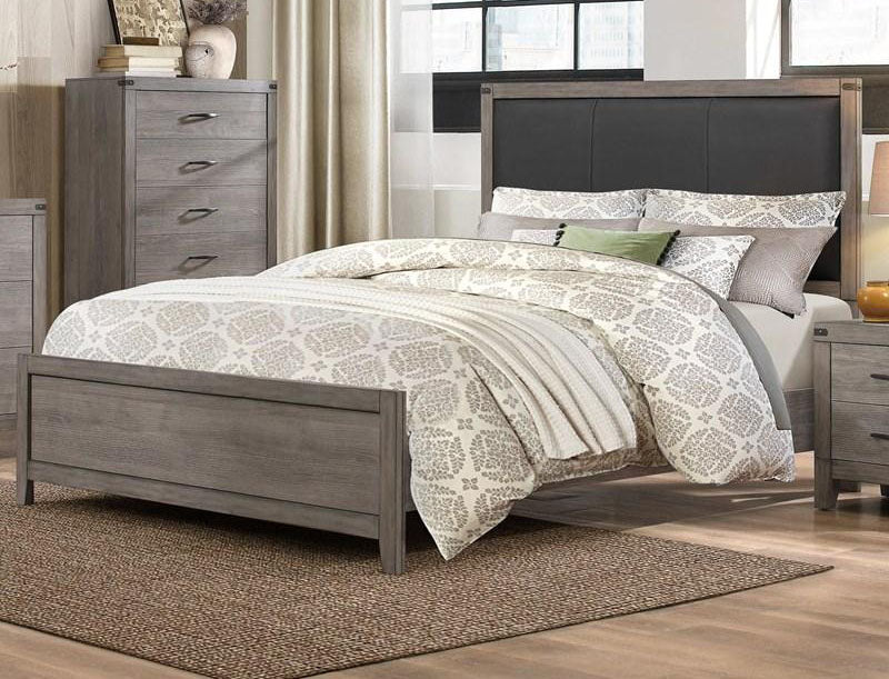 Homelegance Woodrow Queen Panel Bed in Gray 2042-1* image