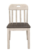 Homelegance Clover Side Chair in White & Gray (Set of 2) image
