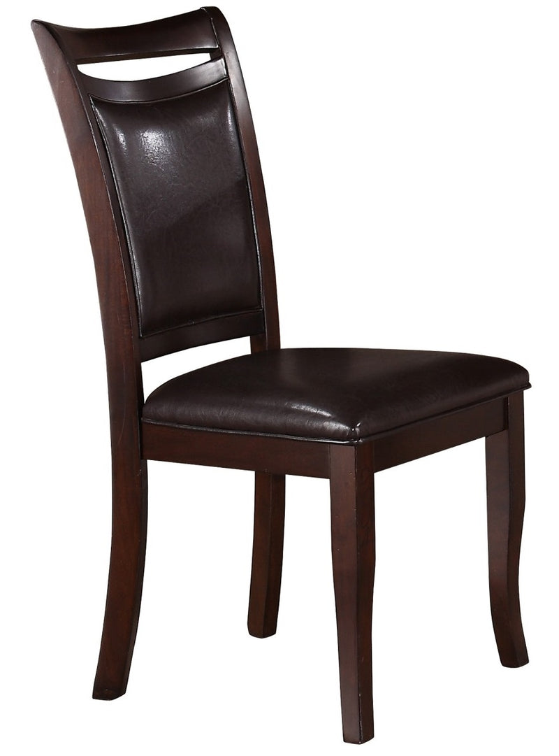 Homelegance Maeve Side Chair in Dark Cherry (Set of 2) image