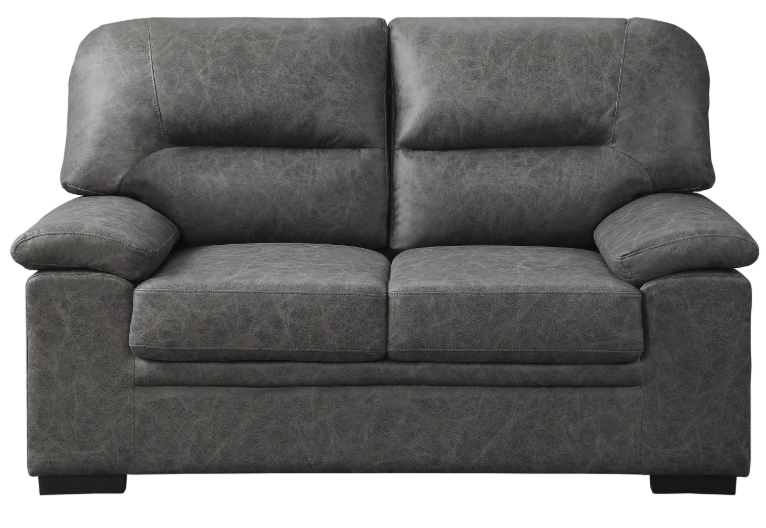 Homelegance Furniture Michigan Loveseat in Dark Gray 9407DG-2 image