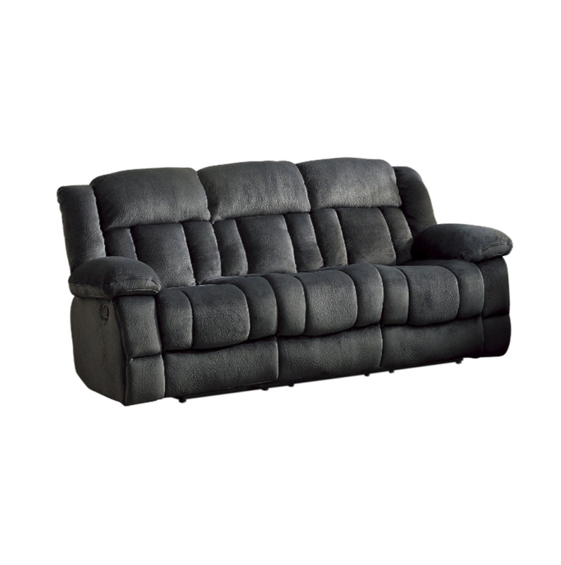 Homelegance Furniture Laurelton Double Reclining Sofa in Charcoal 9636CC-3 image