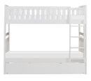 Homelegance Galen Twin/Twin Bunk Bed w/ Twin Trundle in White B2053W-1*R image